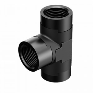 Femeie Flare Tee Fitting Adapter T Union Furtun de combustibil Aluminiu