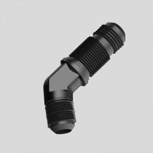 60 grade Masculin Bulkhead Adaptor de montare a combustibilului Union Aluminiu